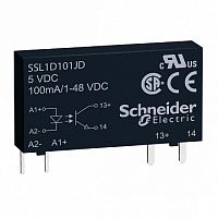 Твердотельное реле, 1 фаза 100мА | код. SSL1D101JD | Schneider Electric